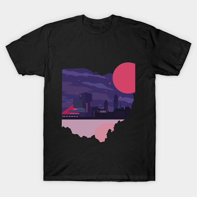 Ohio US state T-Shirt by keeplooping